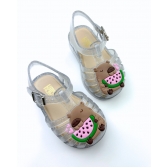 Sandália Mel Capivara + Brinde Exclusivo Kéto Baby do 18 ao 27 - GLITER PRATA