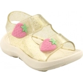 Sandália Infantil Moranguinho Kéto Calçados - BEGE/GLITER