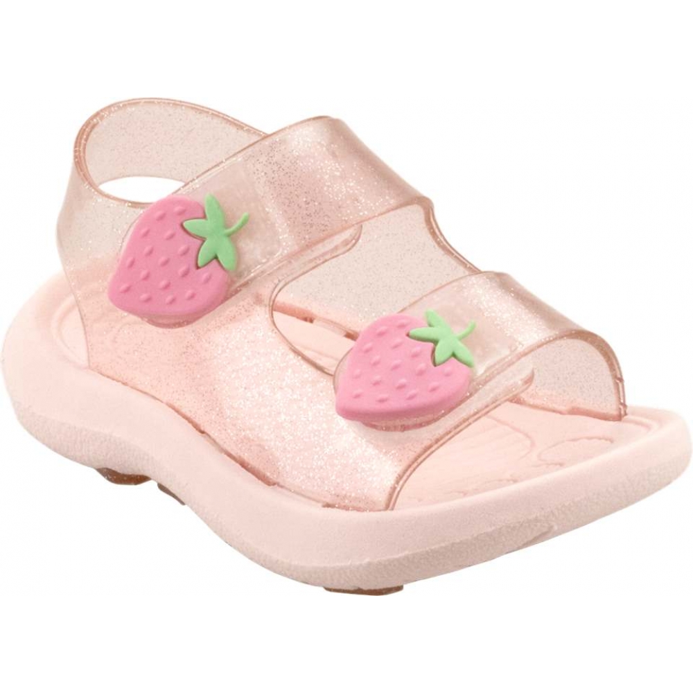 Sandália Infantil Moranguinho Kéto Calçados - Rosa/BB
